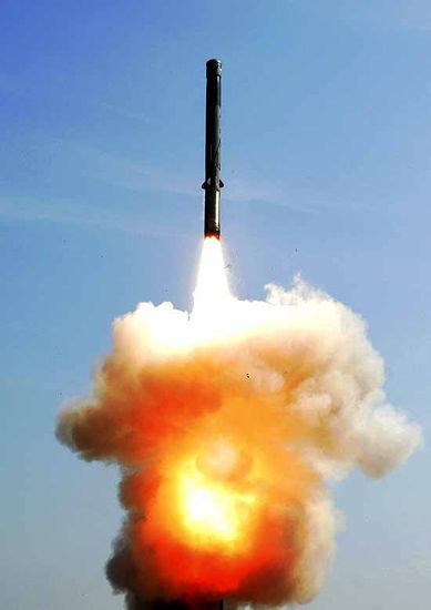 印度试射国产“布拉莫斯”超音速巡航导弹