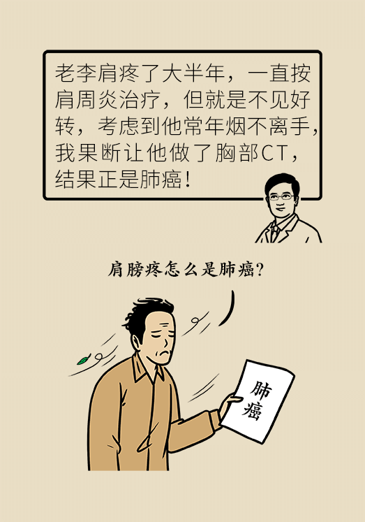 肩背疼痛久治不好别轻视,可能是肺癌